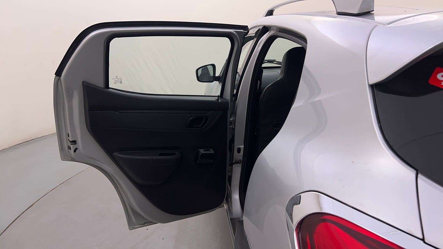 Used 2017 Renault Kwid 1.0 RXT AMT Petrol Automatic interior LEFT REAR DOOR OPEN VIEW