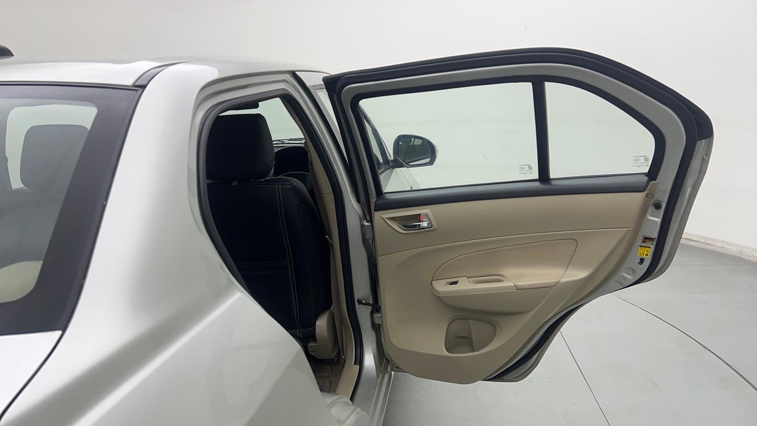 Used 2017 Maruti Suzuki Swift Dzire VXI Petrol Manual interior RIGHT REAR DOOR OPEN VIEW