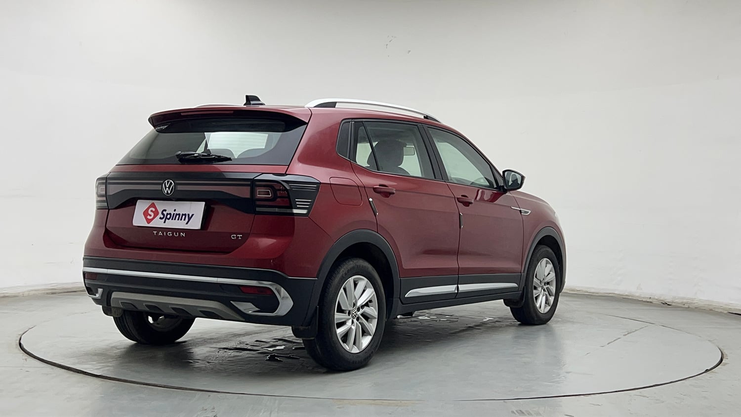 Used 2023 Volkswagen Taigun GT 1.5 TSI MT Petrol Manual exterior RIGHT REAR CORNER VIEW