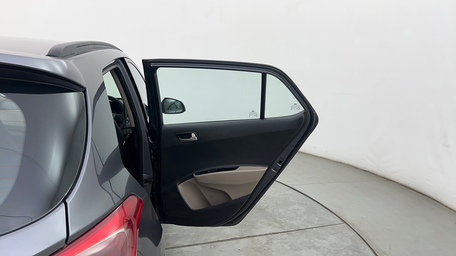 Used 2014 Hyundai Grand i10 Asta 1.2 Kappa VTVT (O) Petrol Manual interior RIGHT REAR DOOR OPEN VIEW