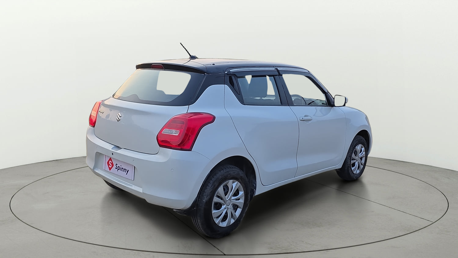 Used 2021 Maruti Suzuki Swift VXi Petrol Manual exterior RIGHT REAR CORNER VIEW