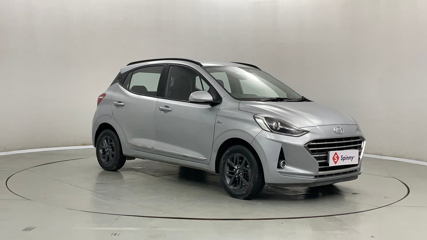 Used 2022 Hyundai Grand i10 Nios Sportz AMT 1.2 Kappa VTVT Petrol Automatic exterior RIGHT FRONT CORNER VIEW