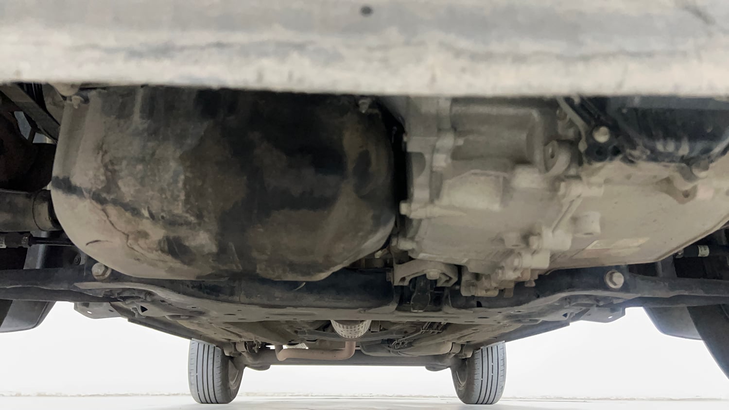 Used 2021 Ford EcoSport Titanium Plus 1.5L Ti-VCT AT Petrol Automatic extra FRONT LEFT UNDERBODY VIEW