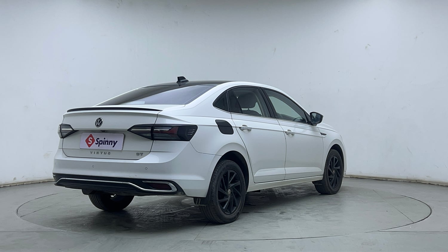 Used 2022 Volkswagen Virtus GT Plus 1.5 TSI EVO DSG Petrol Automatic exterior RIGHT REAR CORNER VIEW