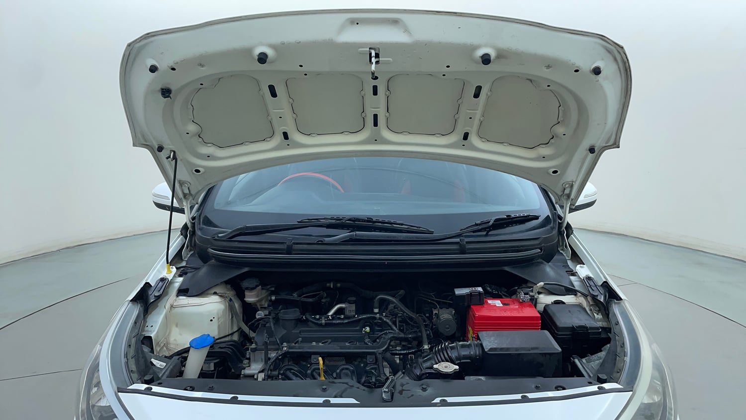 Used 2019 Hyundai Elite i20 Asta 1.2 Dual Tone Petrol Manual engine ENGINE & BONNET OPEN FRONT VIEW