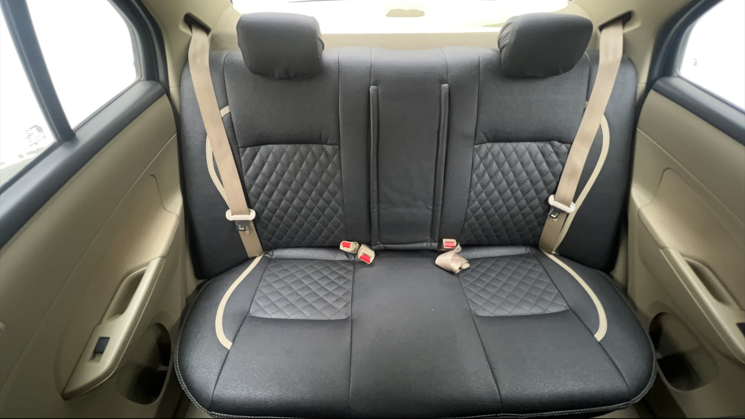 Used 2017 Maruti Suzuki Swift Dzire VXI Petrol Manual interior REAR SEAT CONDITION VIEW