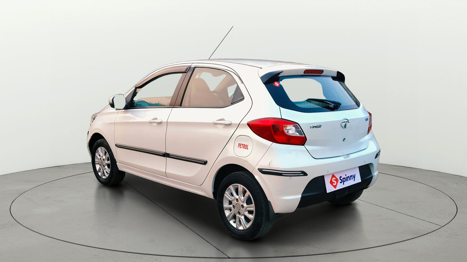 Used 2018 Tata Tiago Revotron XZA Petrol Automatic exterior LEFT REAR CORNER VIEW