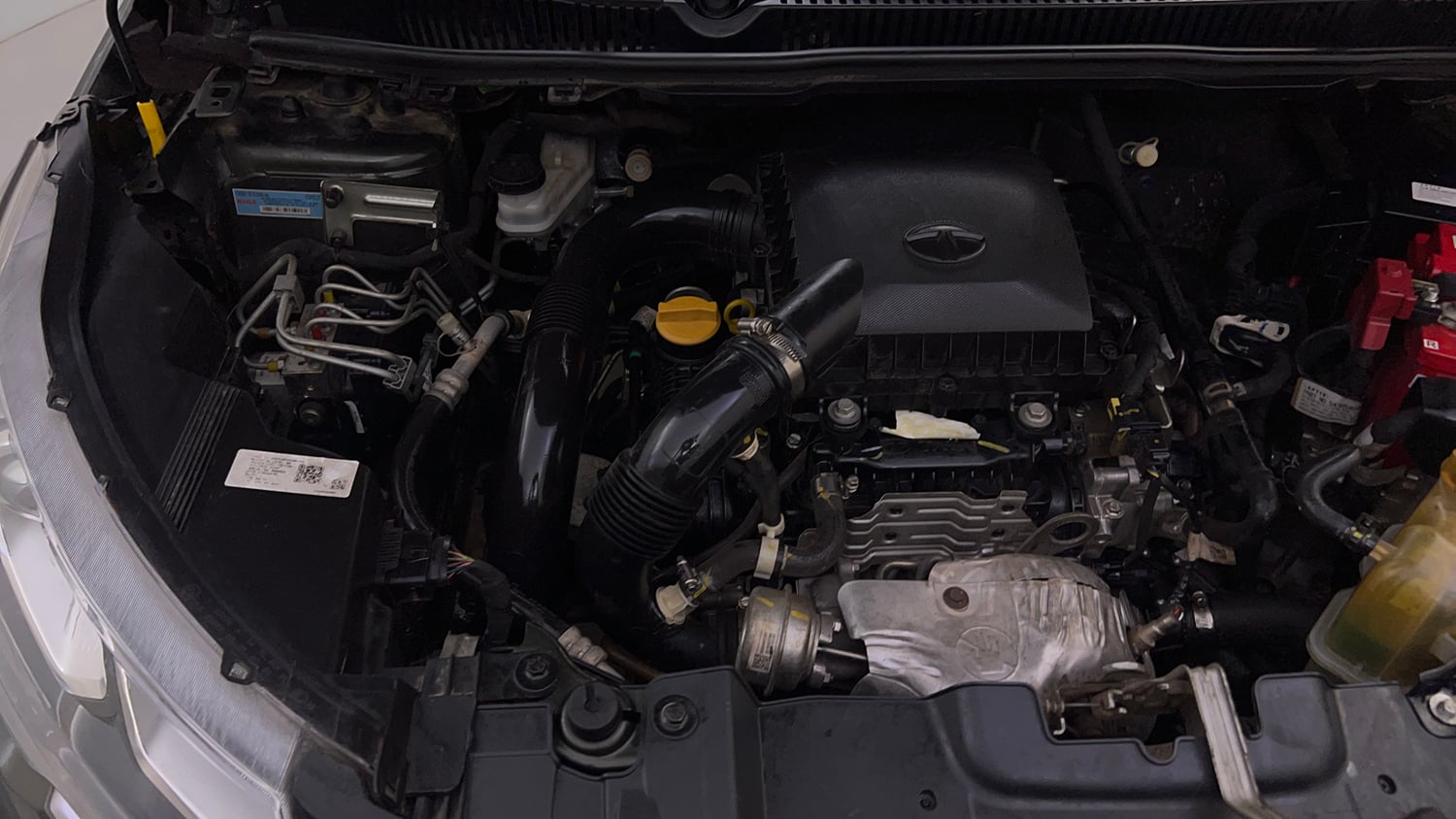 Used 2020 Tata Nexon XZA Plus (O) Dual Tone Petrol Automatic engine ENGINE RIGHT SIDE VIEW