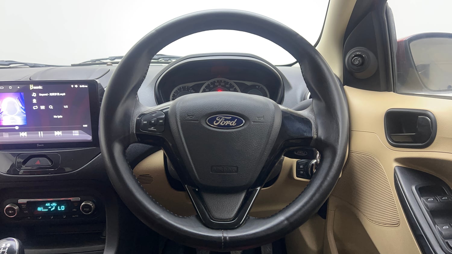 Used 2017 Ford Figo Aspire Titanium 1.2 Ti-VCT Petrol Manual interior STEERING VIEW