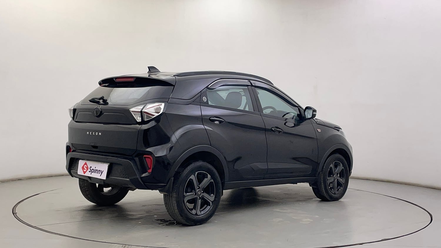 Used 2023 Tata Nexon XZA Plus LUXS Diesel Red Dark Edition Diesel Automatic exterior RIGHT REAR CORNER VIEW