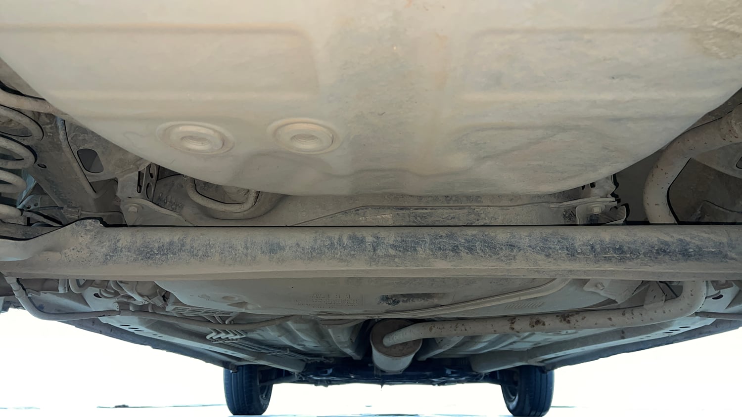 Used 2024 Maruti Suzuki Wagon R VXI 1.0 CNG Cng Manual extra REAR UNDERBODY VIEW (TAKEN FROM REAR)