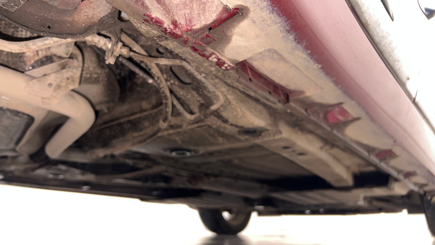 Used 2024 Maruti Suzuki Baleno Zeta AGS Petrol Automatic extra REAR RIGHT UNDERBODY VIEW