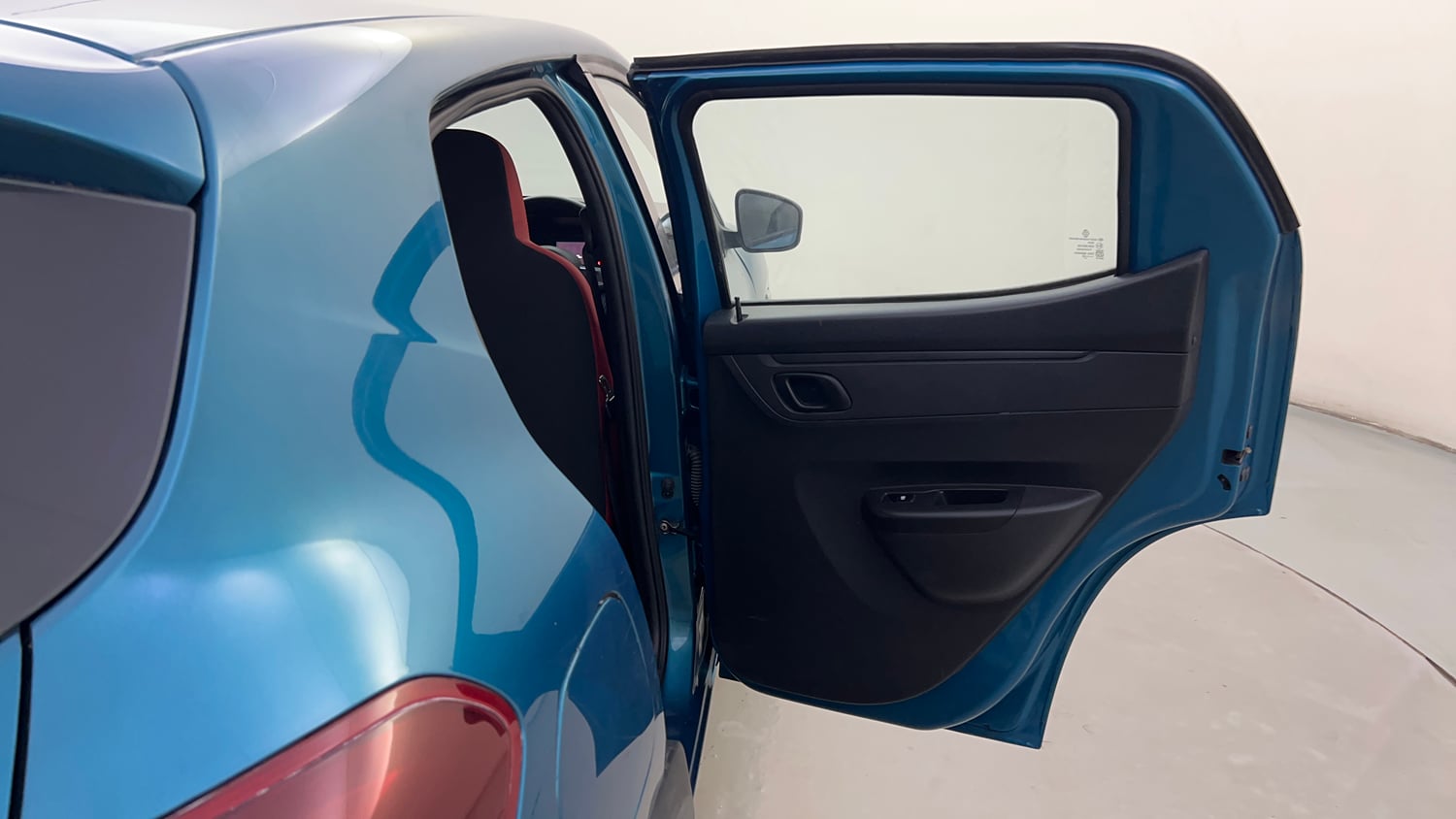 Used 2022 Renault Kwid RXT 1.0 AMT Petrol Automatic interior RIGHT REAR DOOR OPEN VIEW