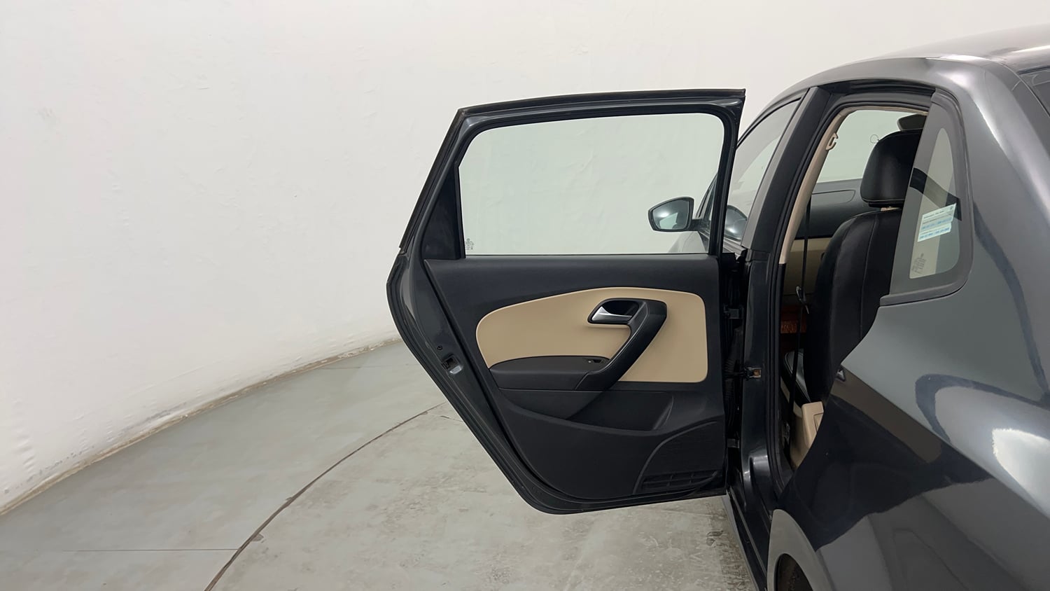 Used 2016 Volkswagen Ameo Highline1.2L (P) Petrol Manual interior LEFT REAR DOOR OPEN VIEW