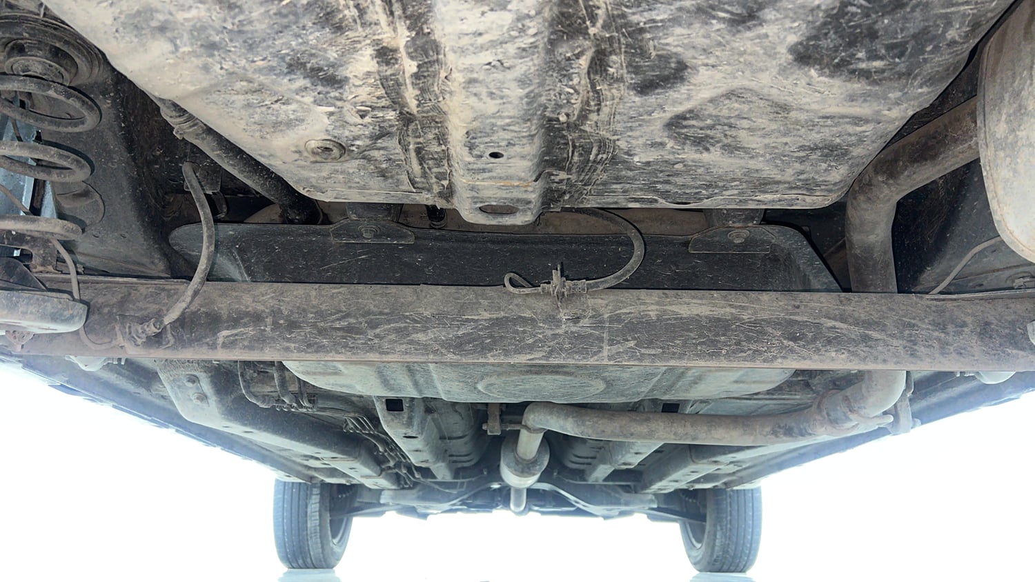 Used 2022 Tata Nexon XMA Plus (S) Petrol Automatic extra REAR UNDERBODY VIEW (TAKEN FROM REAR)