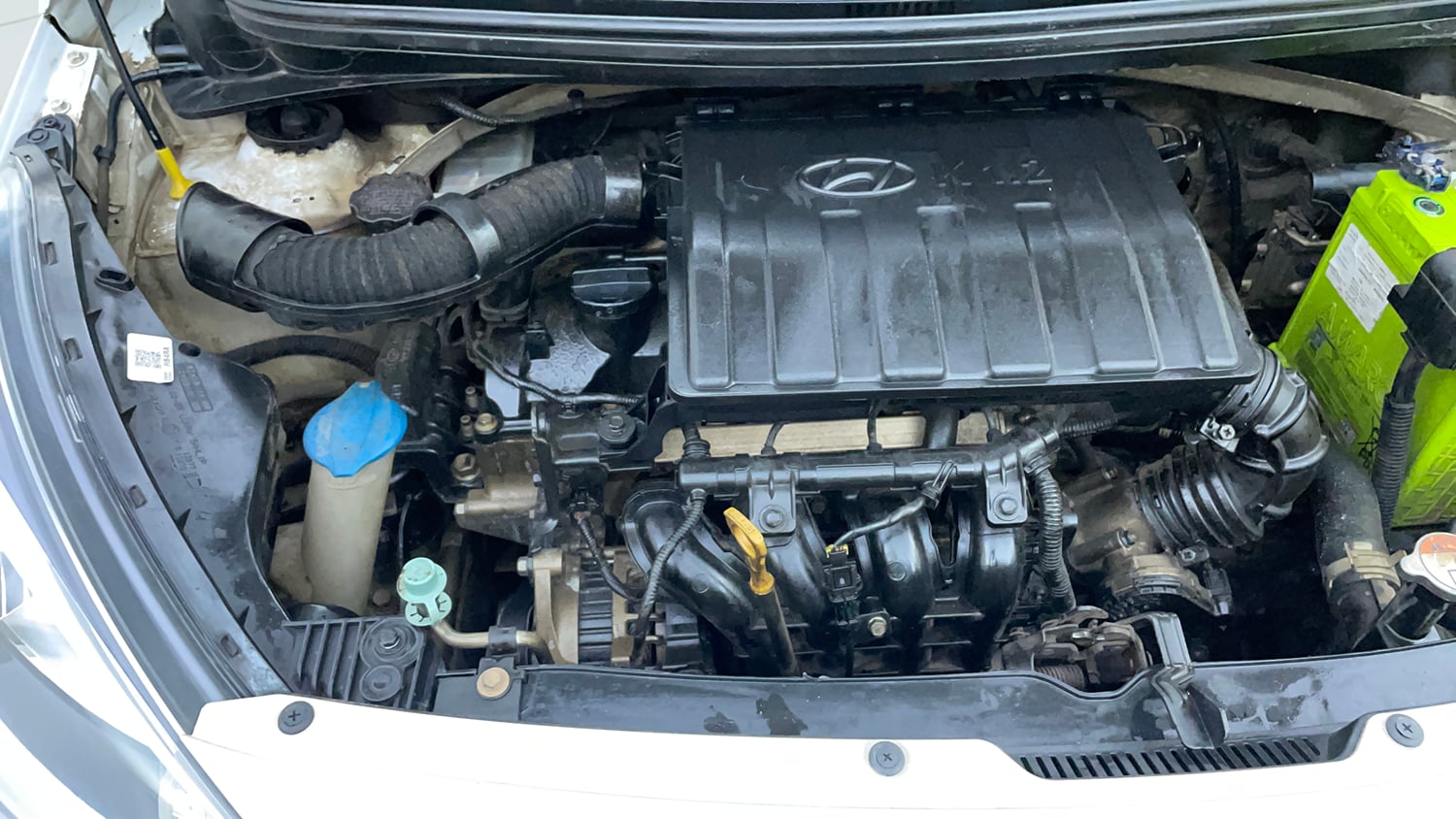 Used 2017 Hyundai Xcent SX 1.2 (O) Petrol Manual engine ENGINE RIGHT SIDE VIEW