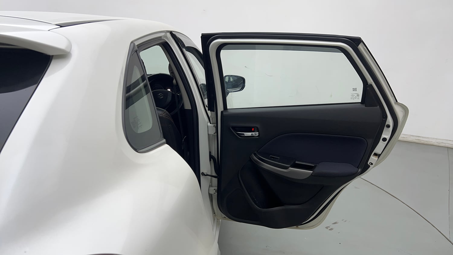 Used 2020 Maruti Suzuki Baleno Zeta Petrol Manual interior RIGHT REAR DOOR OPEN VIEW