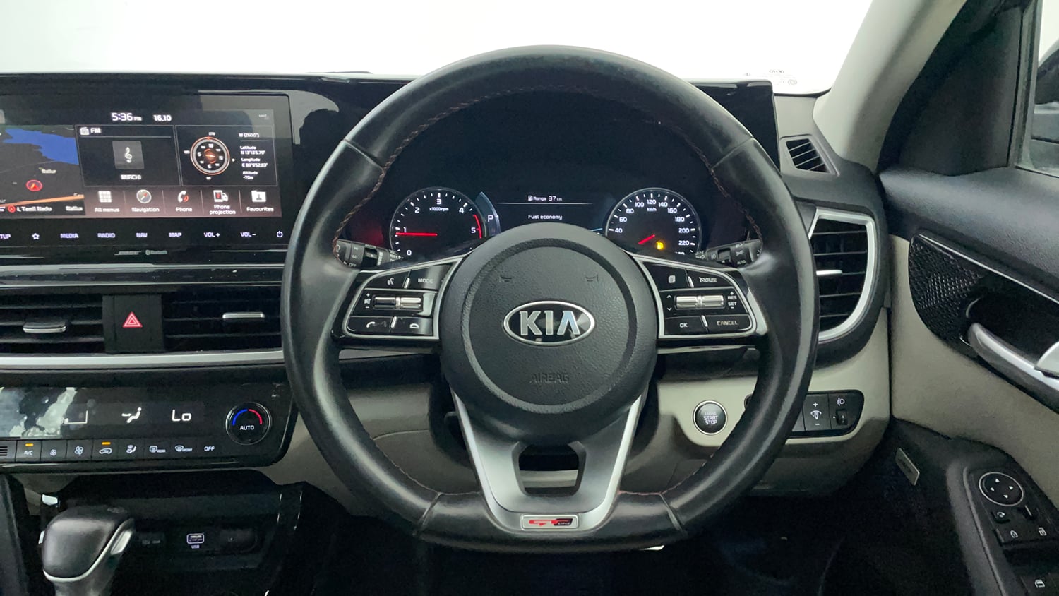 Used 2020 Kia Seltos GTX Plus AT 1.5 Diesel Diesel Automatic interior STEERING VIEW