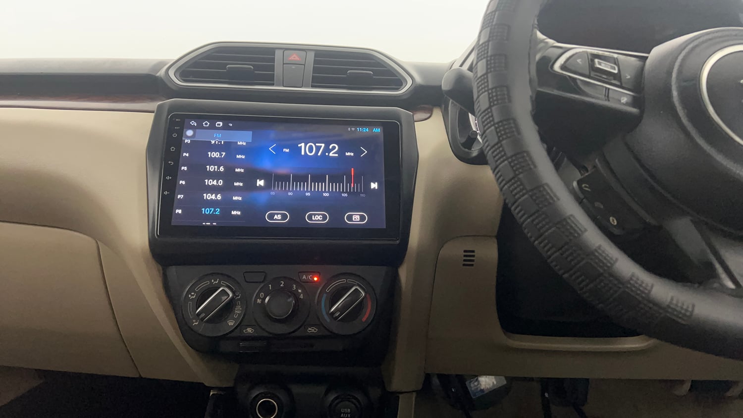 Used 2018 Maruti Suzuki Dzire VXi Petrol Manual interior MUSIC SYSTEM & AC CONTROL VIEW