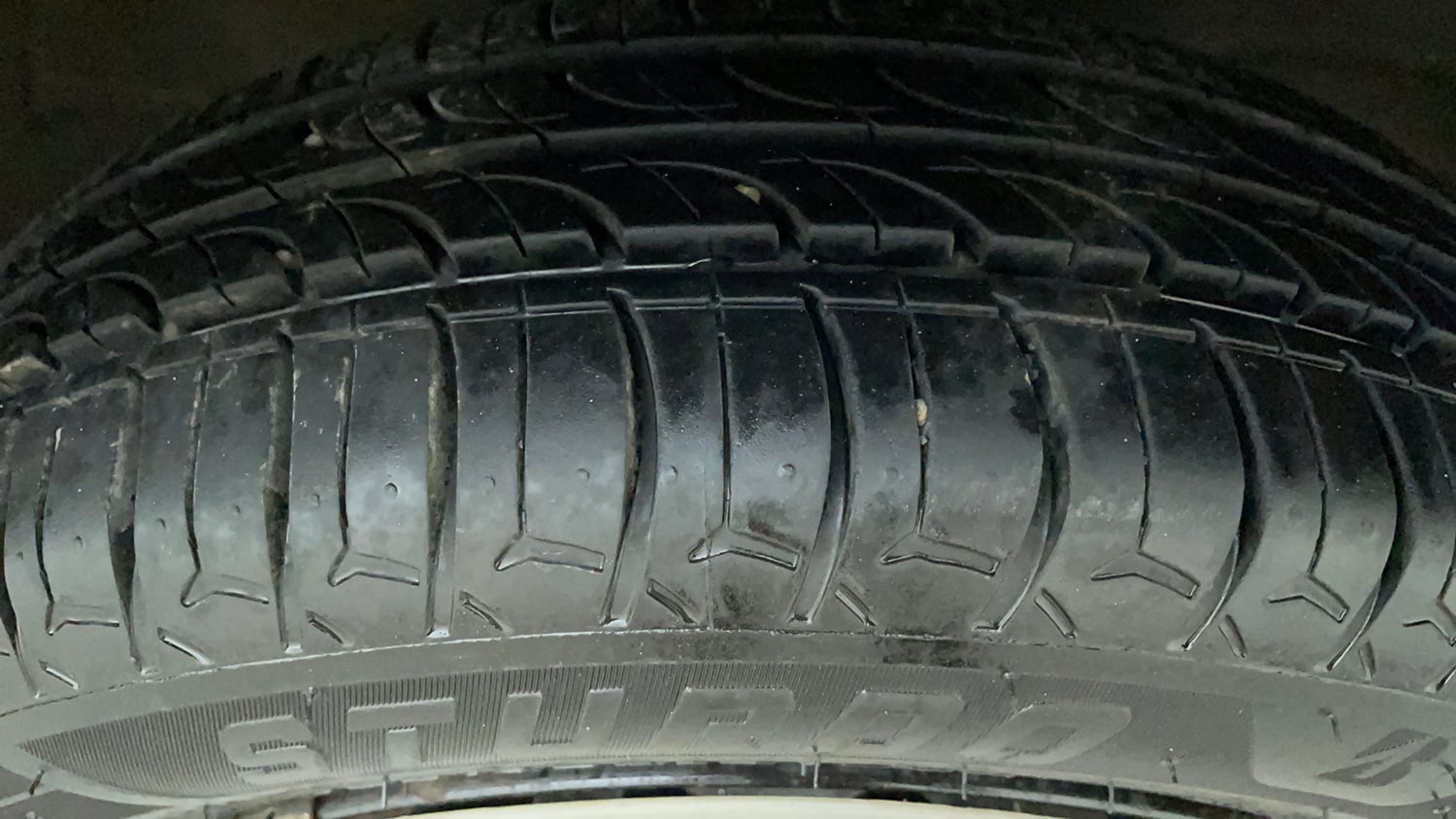 Used 2019 Maruti Suzuki Wagon R VXI Petrol Manual tyres RIGHT FRONT TYRE TREAD VIEW