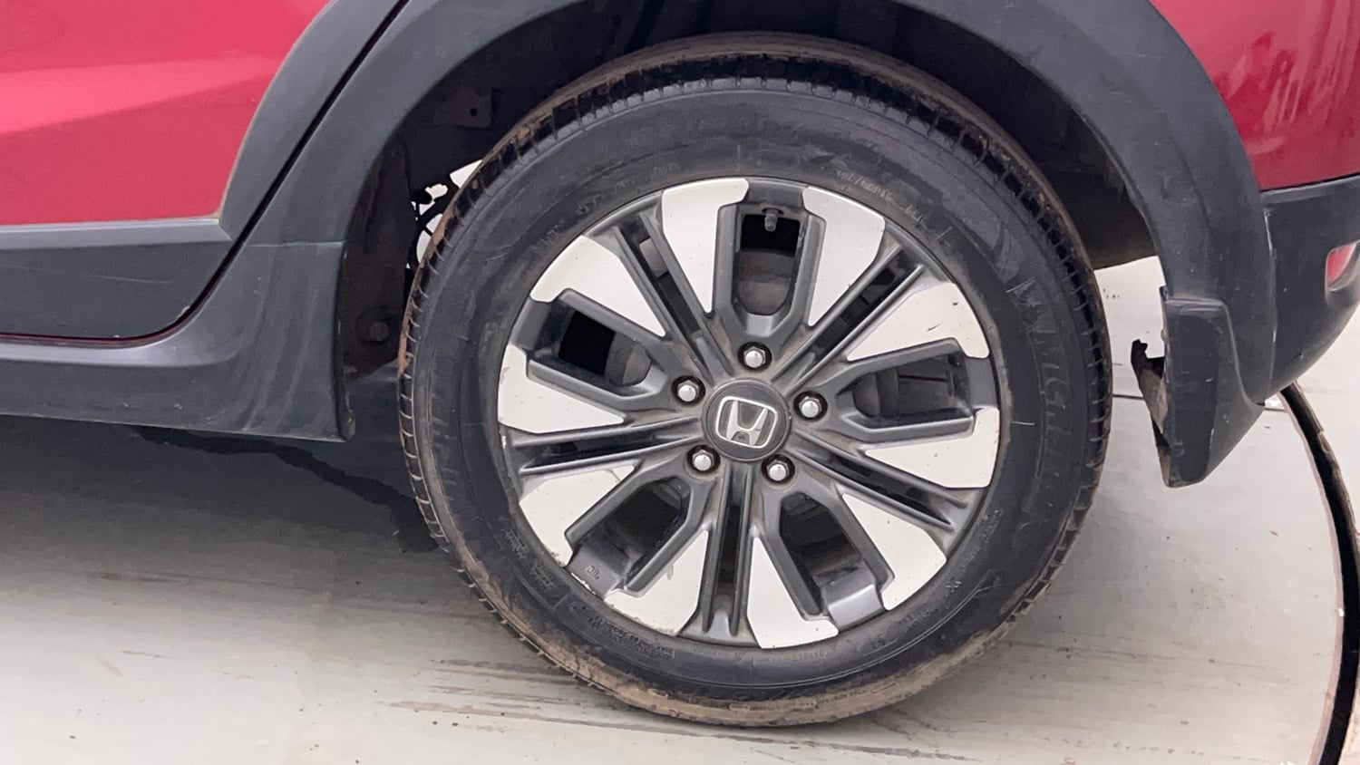 Used 2021 Honda WR-V SV MT Diesel Diesel Manual tyres LEFT REAR TYRE RIM VIEW