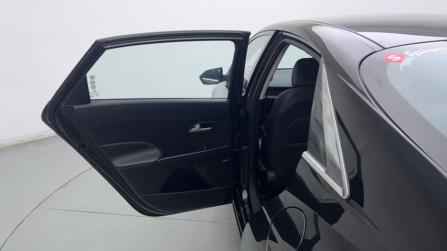 Used 2024 Hyundai Verna SX (O) 1.5 Turbo Petrol DCT Petrol Automatic interior LEFT REAR DOOR OPEN VIEW