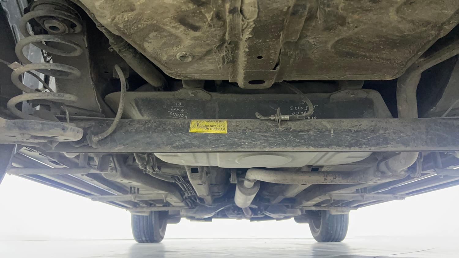 Used 2024 Tata Nexon Fearless Plus 1.2 Revotron Petrol 7DCA DT Petrol Automatic extra REAR UNDERBODY VIEW (TAKEN FROM REAR)