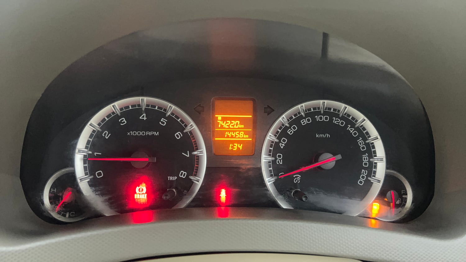Used 2015 Maruti Suzuki Ertiga Vxi Petrol Manual interior CLUSTERMETER VIEW