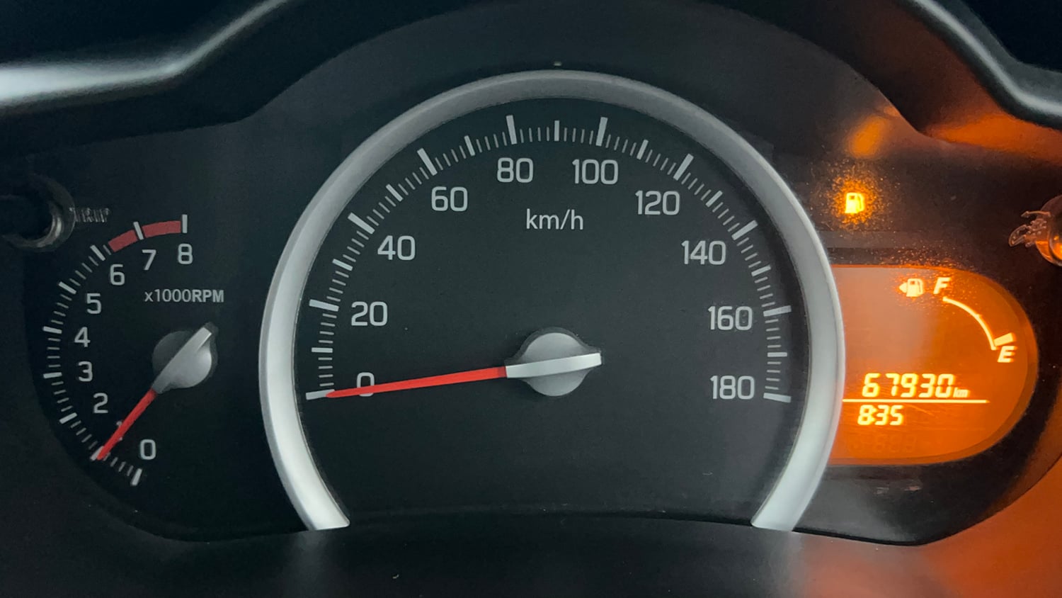 Used 2015 Maruti Suzuki Celerio ZXi Opt Petrol Manual interior CLUSTERMETER VIEW