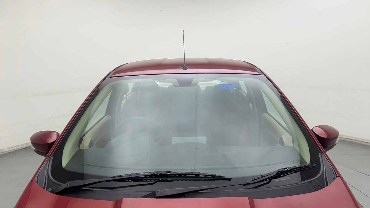 Used 2017 Ford Figo Aspire Titanium 1.2 Ti-VCT Petrol Manual exterior FRONT WINDSHIELD VIEW