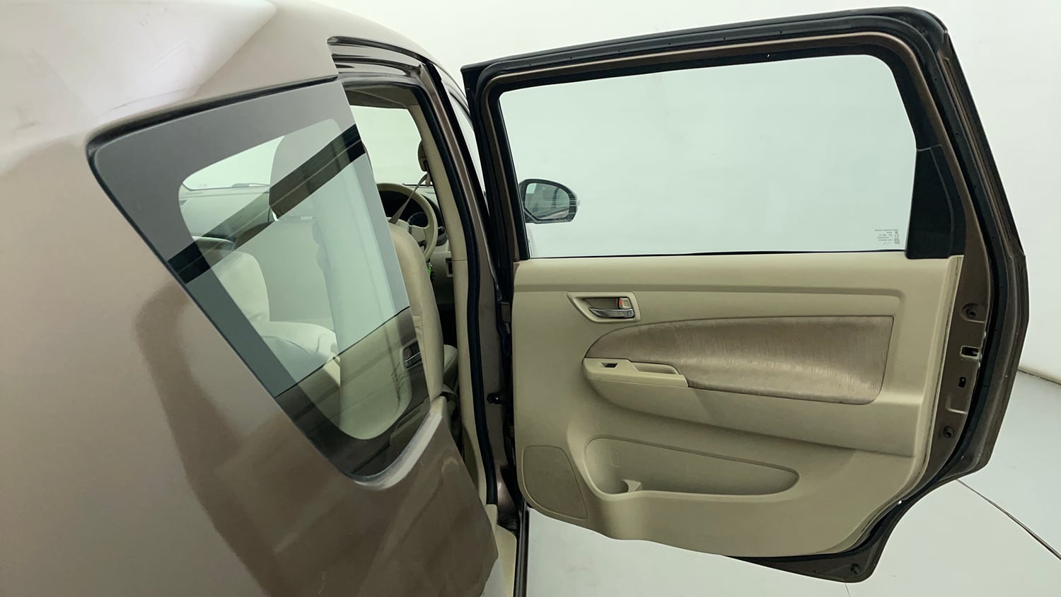 Used 2013 Maruti Suzuki Ertiga ZXi Petrol Manual interior RIGHT REAR DOOR OPEN VIEW
