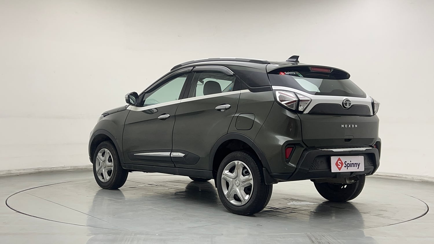 Used 2022 Tata Nexon XMA Plus (S) Petrol Automatic exterior LEFT REAR CORNER VIEW
