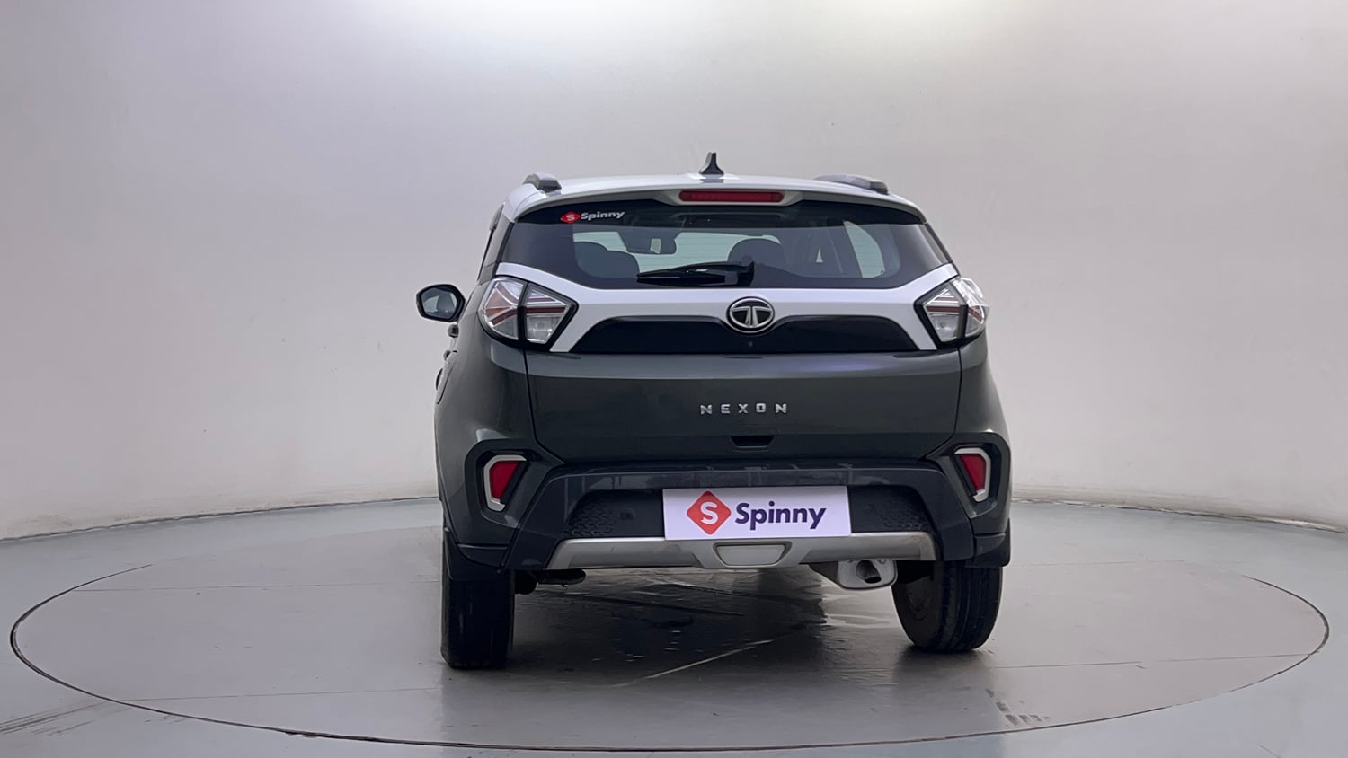 Used 2020 Tata Nexon XZA Plus (O) Dual Tone Petrol Automatic exterior BACK VIEW
