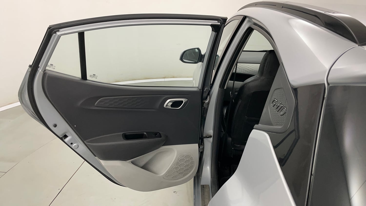 Used 2022 Hyundai Grand i10 Nios Sportz AMT 1.2 Kappa VTVT Petrol Automatic interior LEFT REAR DOOR OPEN VIEW