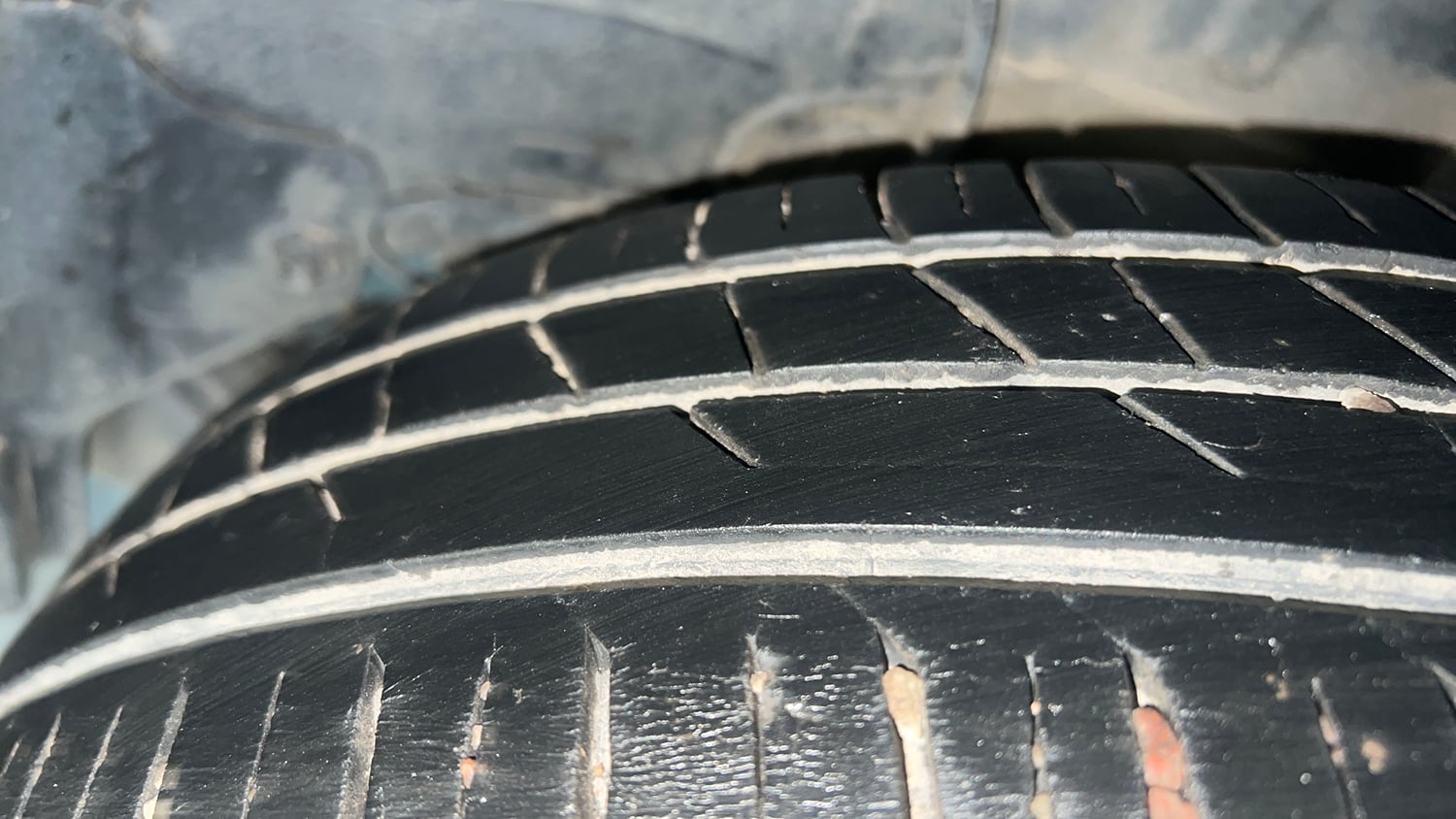 Used 2022 Tata Punch Adventure MT Petrol Manual tyres LEFT REAR TYRE TREAD VIEW