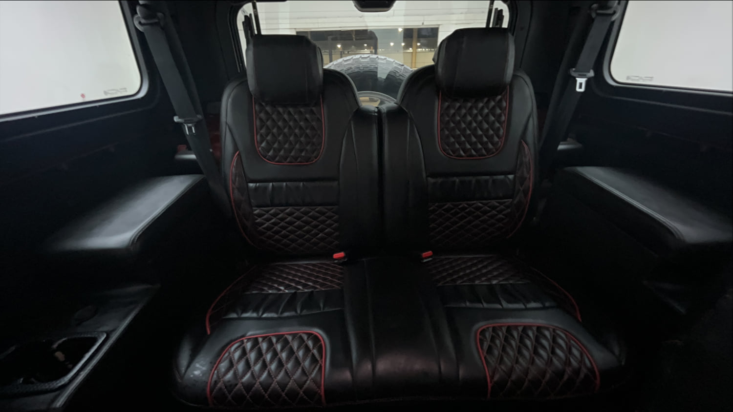 Used 2023 Mahindra Thar LX Hard Top Petrol MT 4WD Petrol Manual interior REAR SEAT CONDITION VIEW