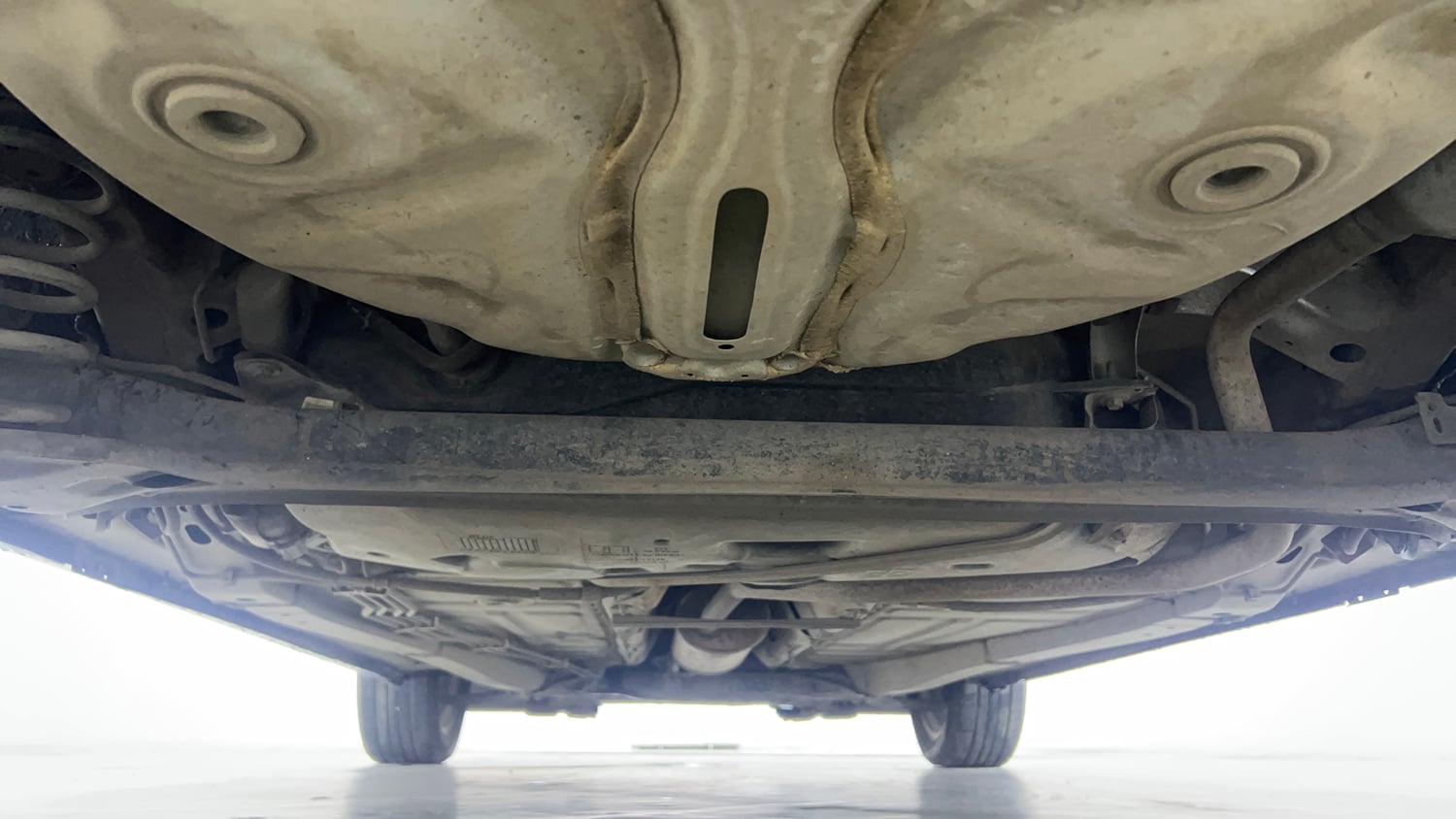 Used 2020 Maruti Suzuki Baleno Zeta Automatic Petrol Automatic extra REAR UNDERBODY VIEW (TAKEN FROM REAR)