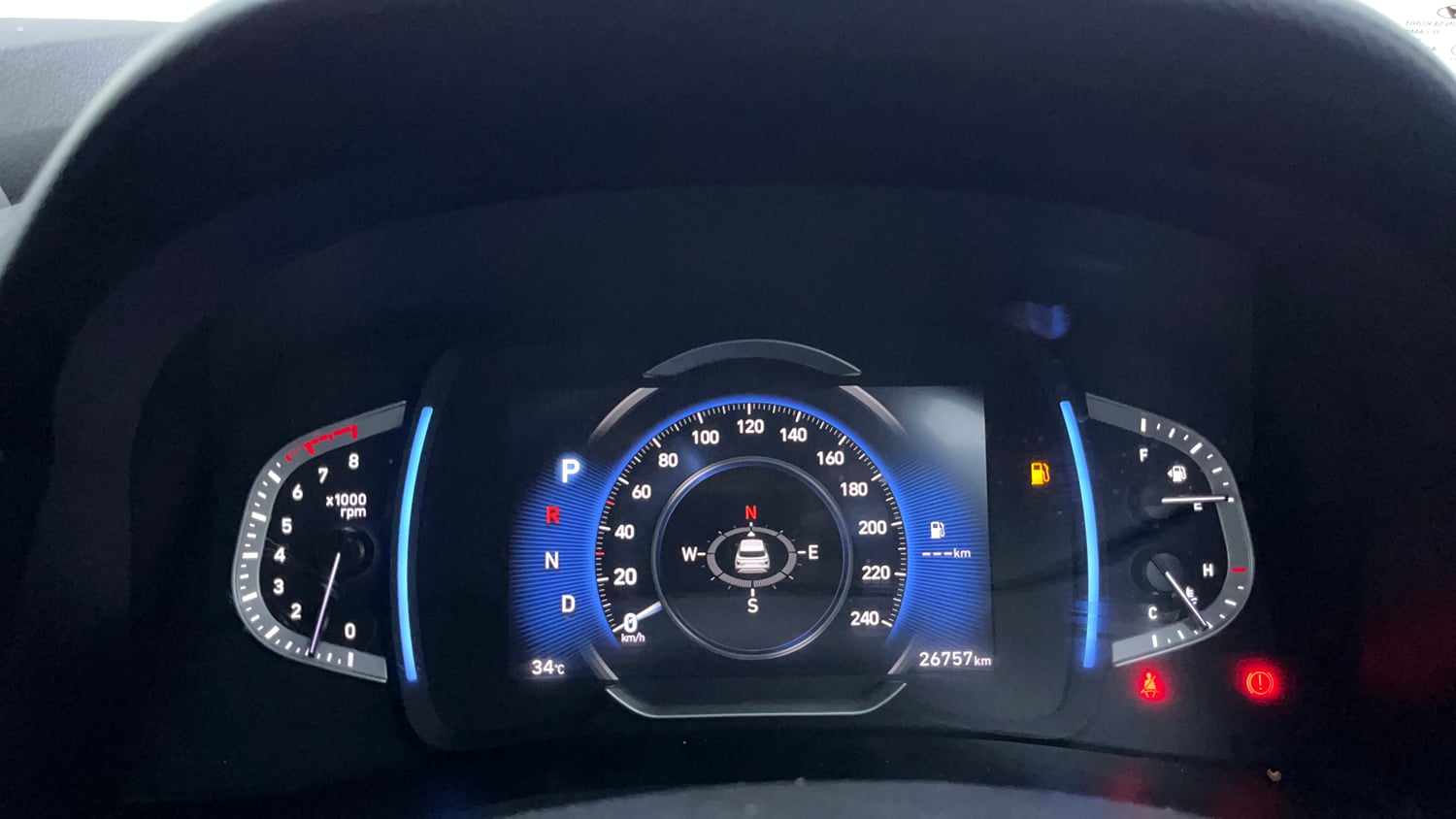 Used 2021 Hyundai Creta SX (O) 1.4 Turbo 7 DCT Petrol Automatic interior CLUSTERMETER VIEW