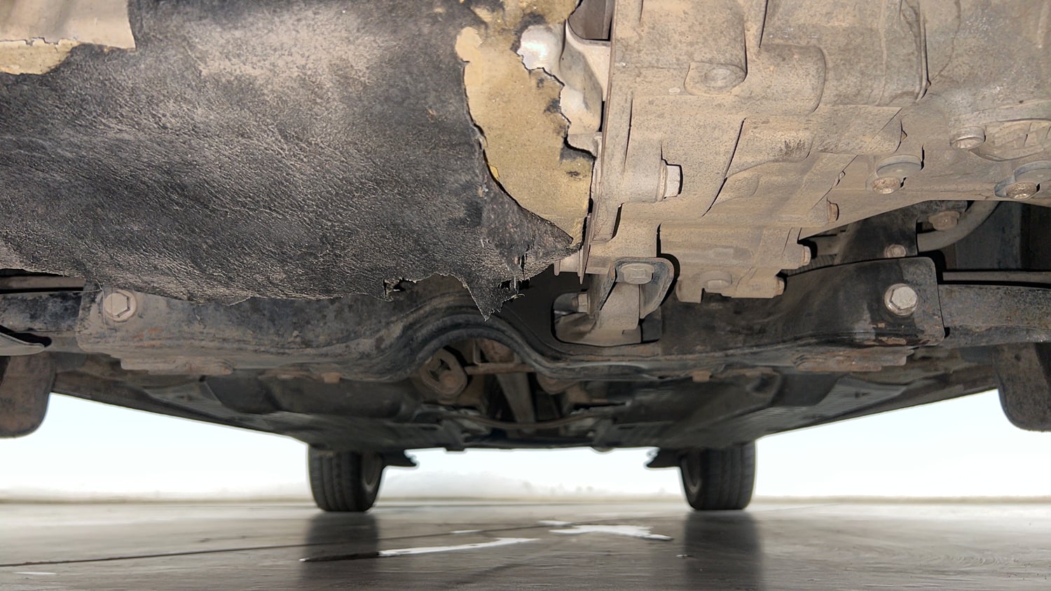 Used 2018 Volkswagen Polo Highline Plus 1.5 (D) 16 Alloy Diesel Manual extra FRONT LEFT UNDERBODY VIEW