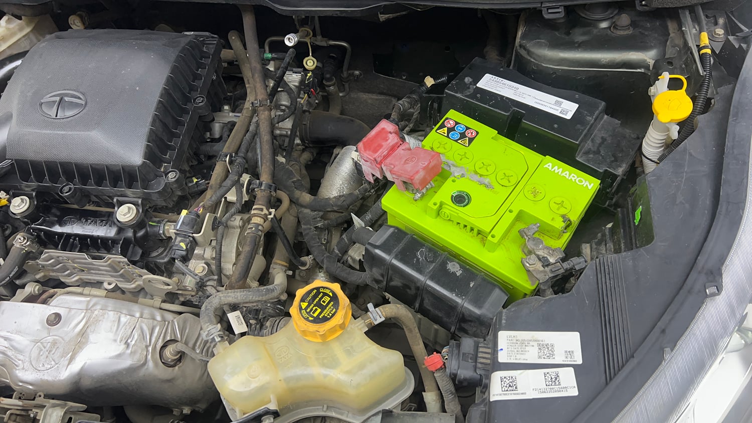 Used 2022 Tata Nexon XMA Plus (S) Petrol Automatic engine ENGINE LEFT SIDE VIEW