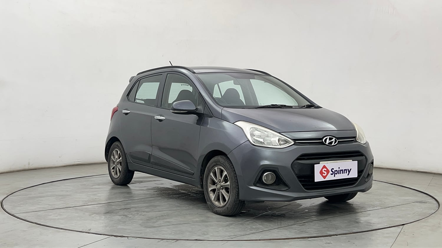 Used 2014 Hyundai Grand i10 Asta 1.2 Kappa VTVT (O) Petrol Manual exterior RIGHT FRONT CORNER VIEW