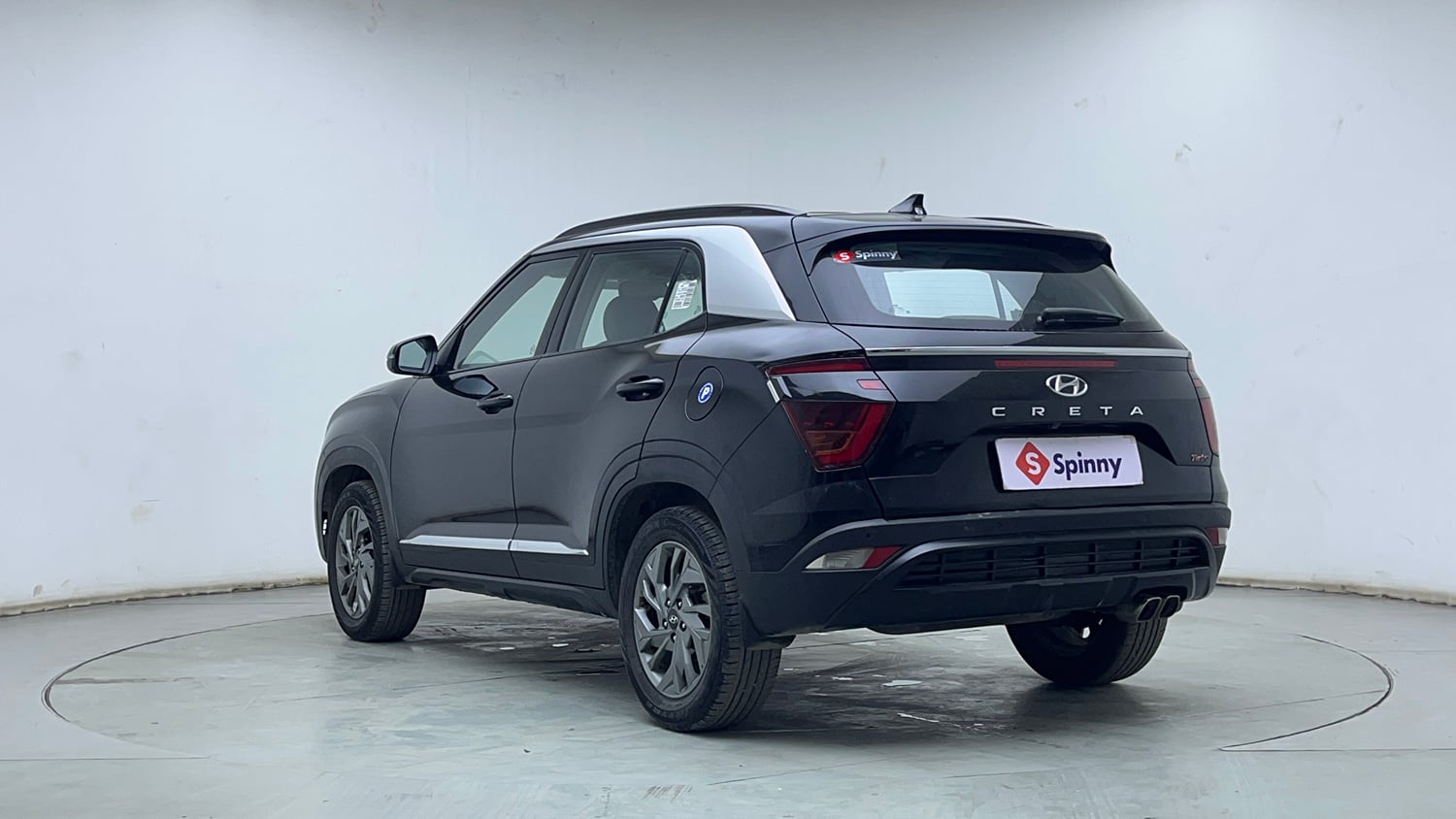 Used 2021 Hyundai Creta SX (O) 1.4 Turbo 7 DCT Petrol Automatic exterior LEFT REAR CORNER VIEW