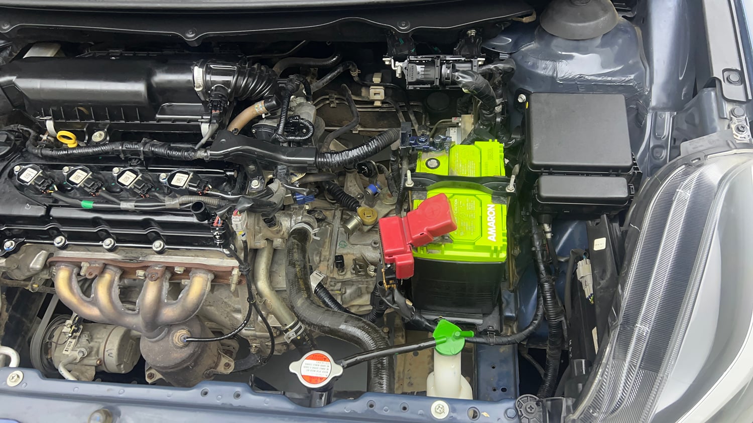 Used 2021 Maruti Suzuki Baleno Zeta Petrol Manual engine ENGINE LEFT SIDE VIEW