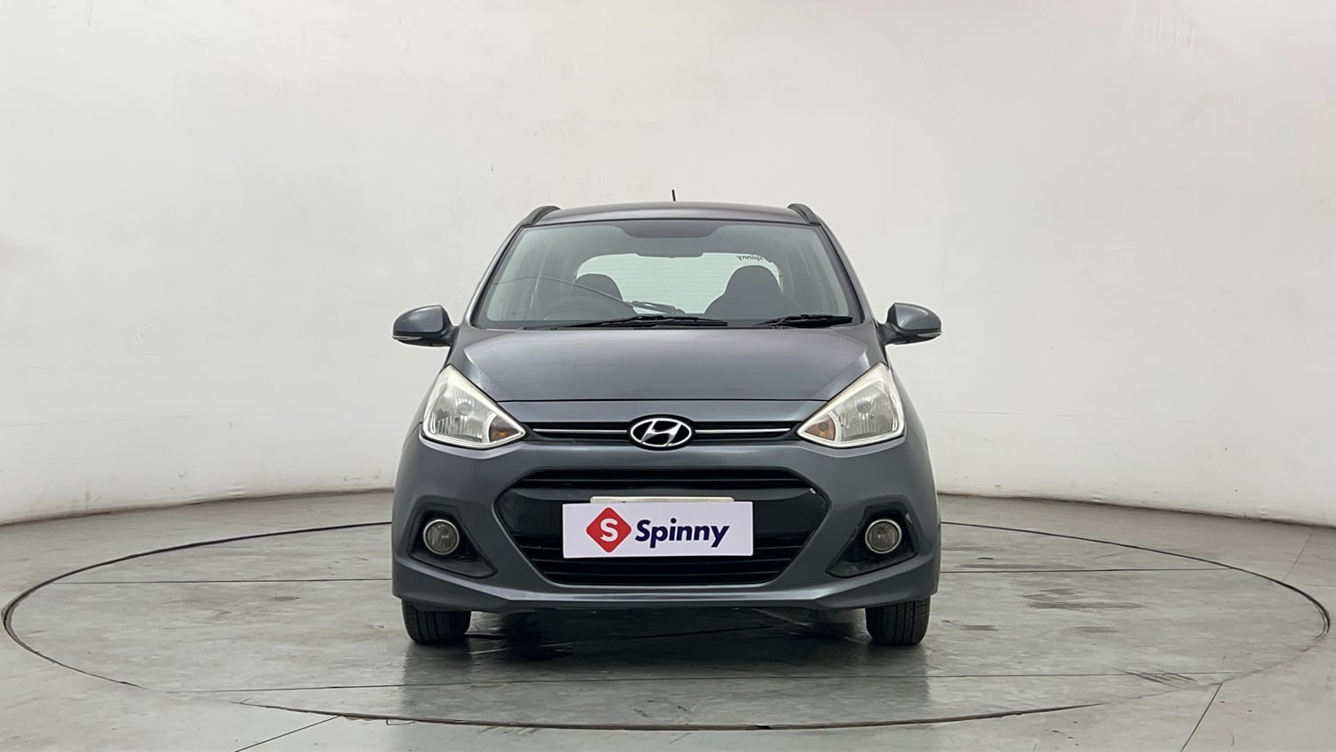 Used 2014 Hyundai Grand i10 Asta 1.2 Kappa VTVT (O) Petrol Manual exterior FRONT VIEW