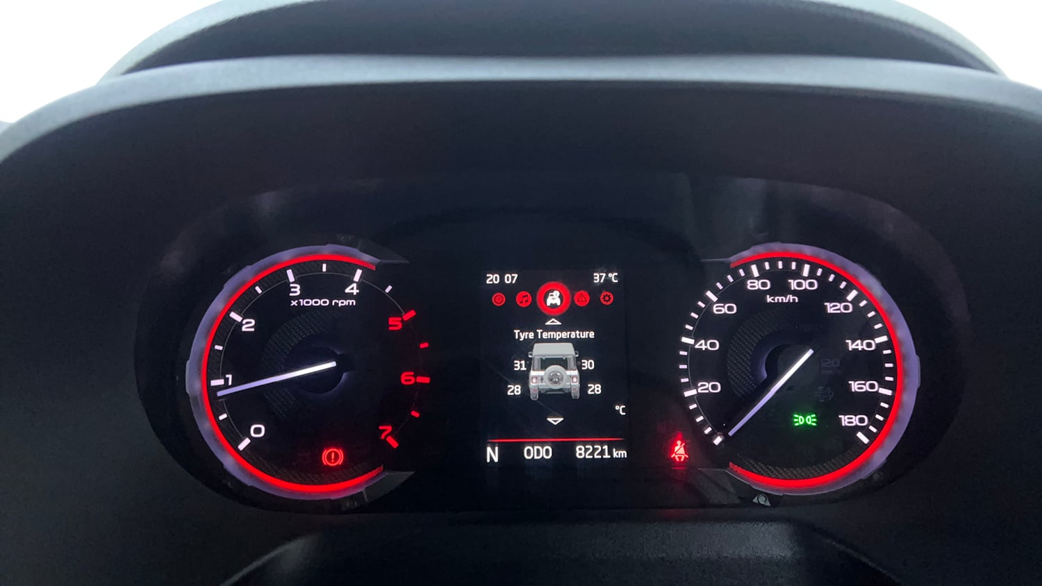 Used 2026 mahindra Thar LXT 1.5 Diesel MT 2WD Diesel Manual interior CLUSTERMETER VIEW