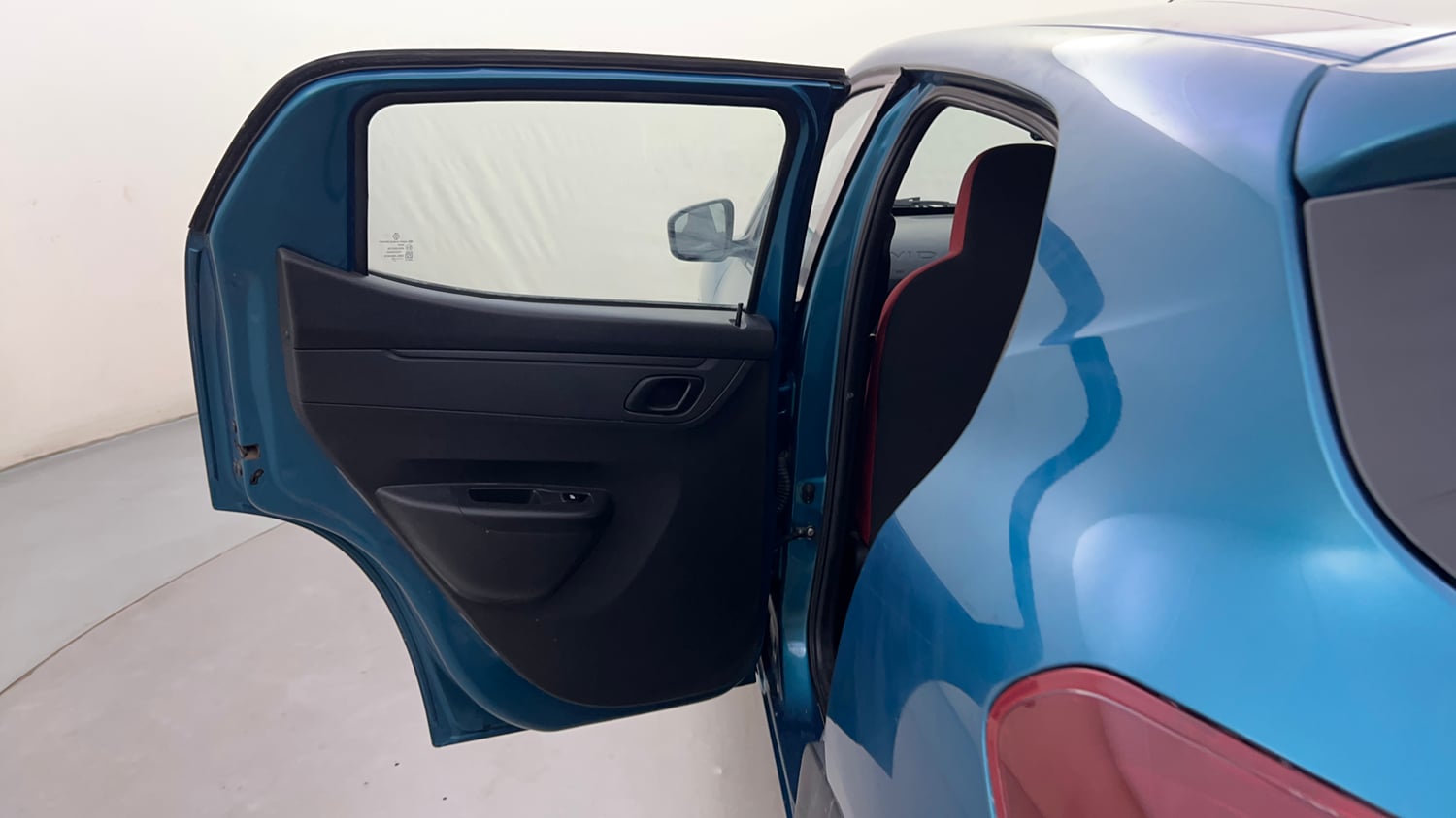 Used 2022 Renault Kwid RXT 1.0 AMT Petrol Automatic interior LEFT REAR DOOR OPEN VIEW