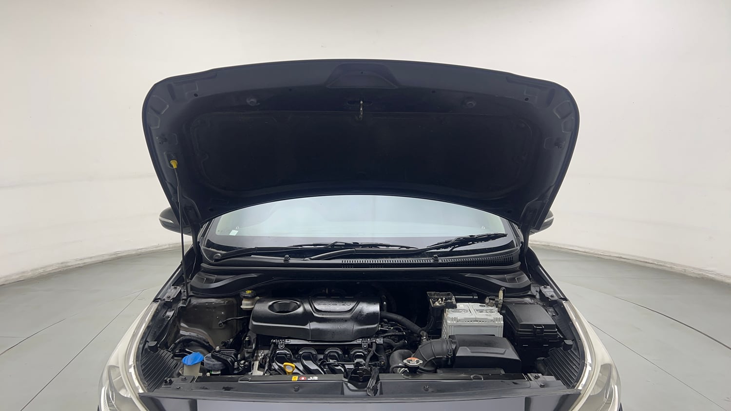 Used 2018 Hyundai Verna EX 1.6 VTVT AT Petrol Automatic engine ENGINE & BONNET OPEN FRONT VIEW