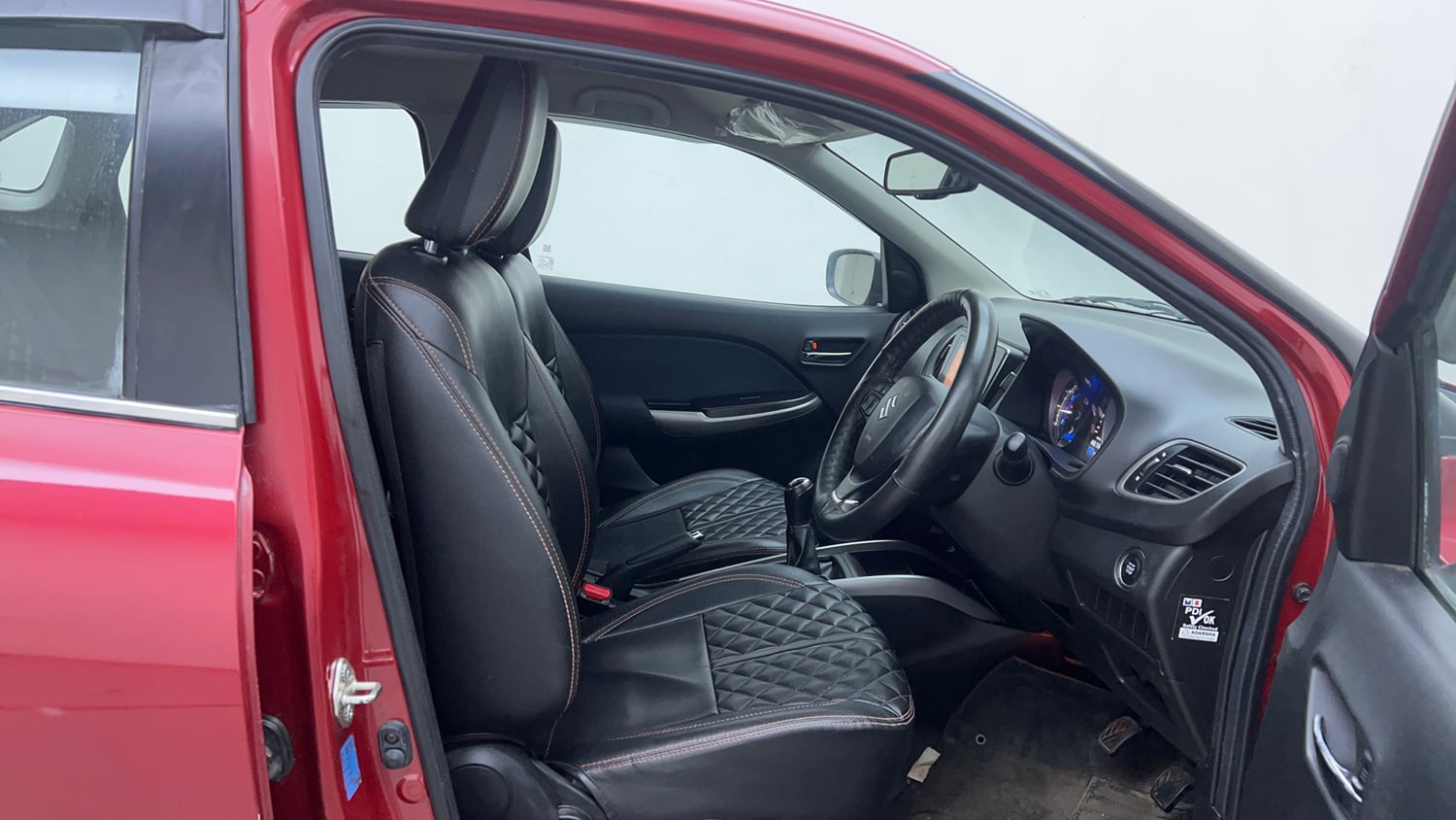 Used 2021 Maruti Suzuki Baleno Zeta Petrol Manual interior RIGHT SIDE FRONT DOOR CABIN VIEW