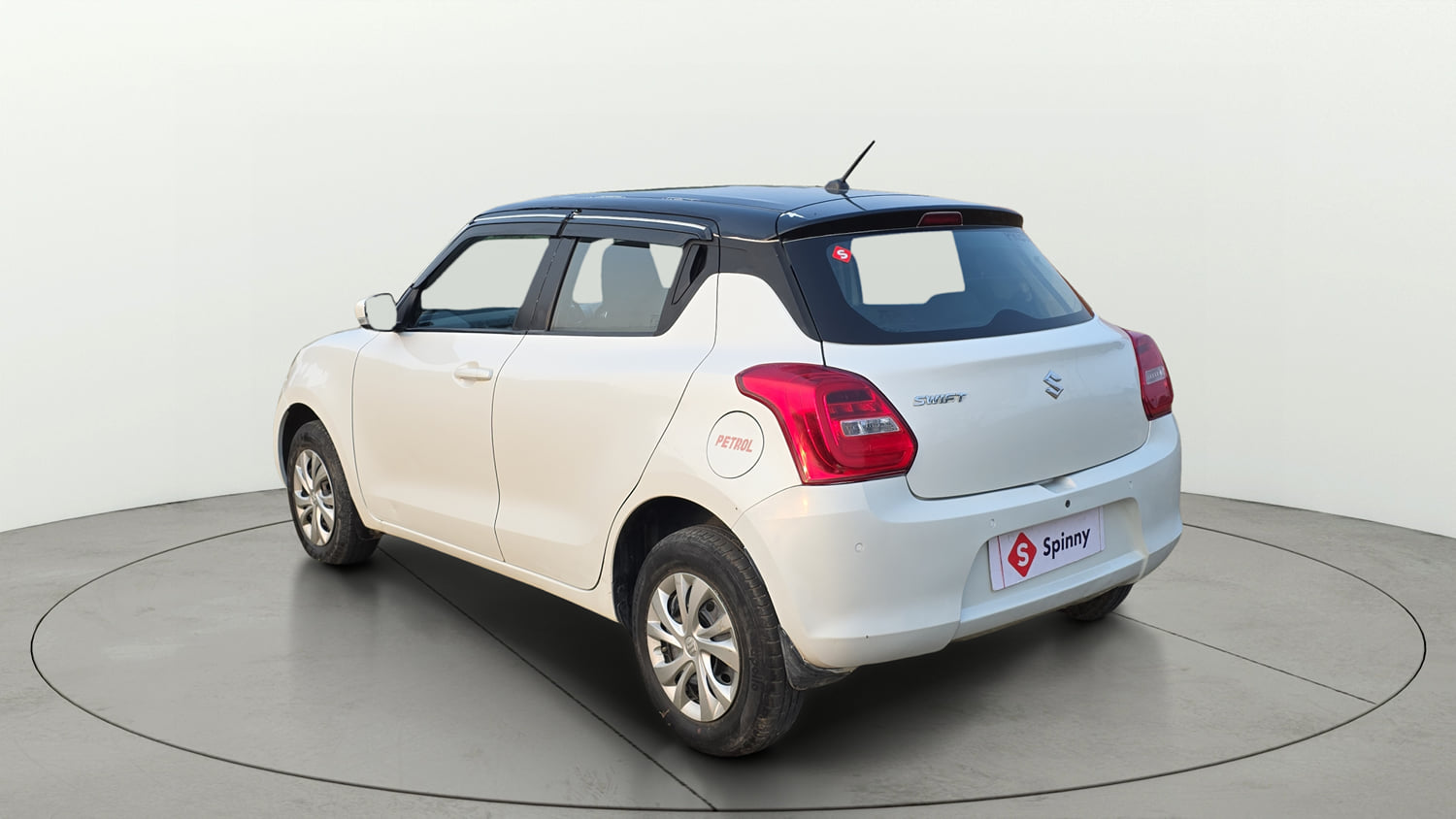Used 2021 Maruti Suzuki Swift VXi Petrol Manual exterior LEFT REAR CORNER VIEW