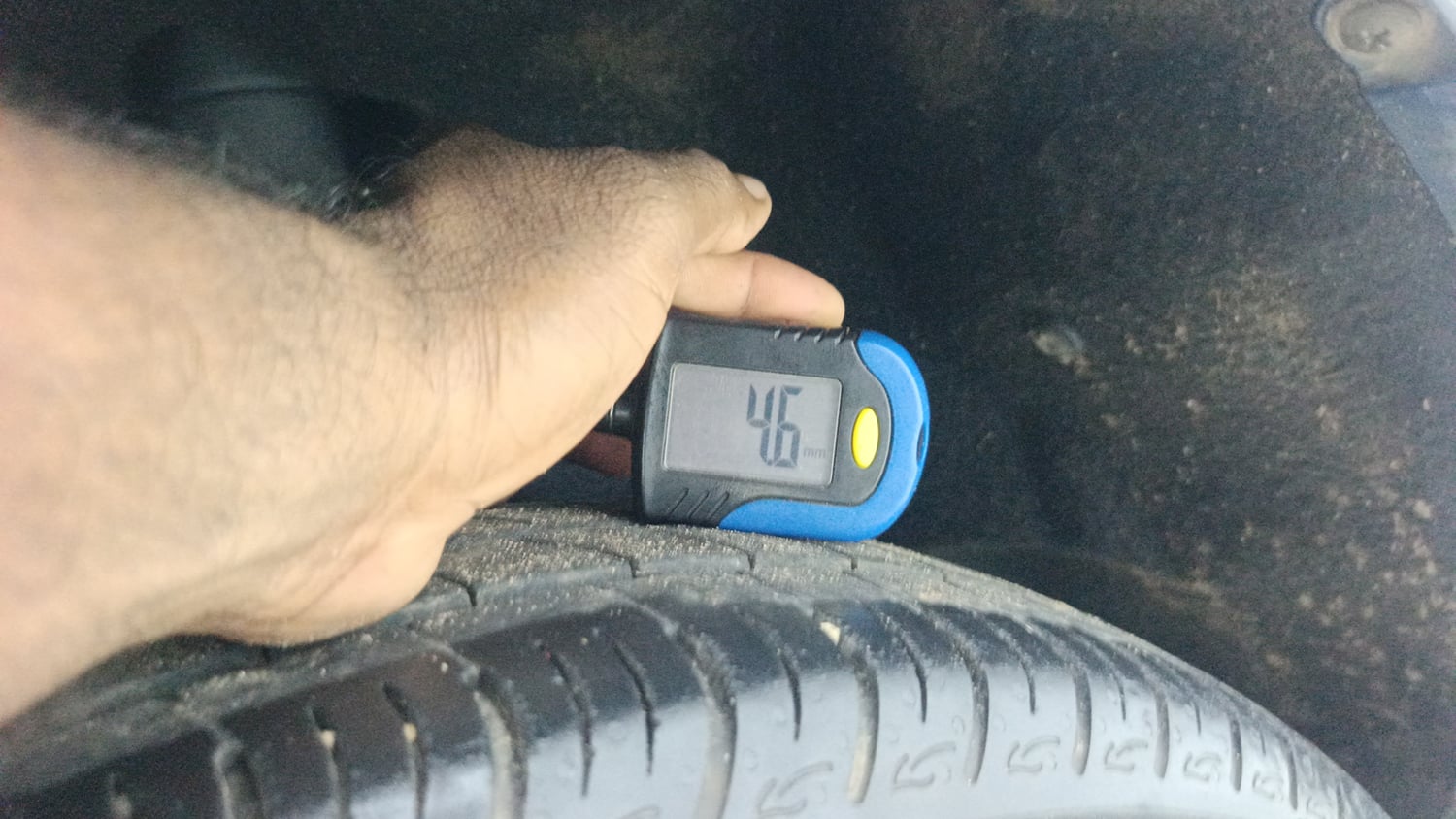 Used 2019 Maruti Suzuki Baleno Delta Petrol Manual tyres LEFT REAR TYRE TREAD VIEW